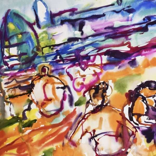 Bathers - Watching The Sails Go By mockup