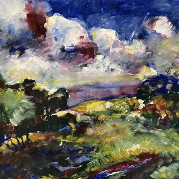 Cloudy Skies Over Malta Coastal Landscape