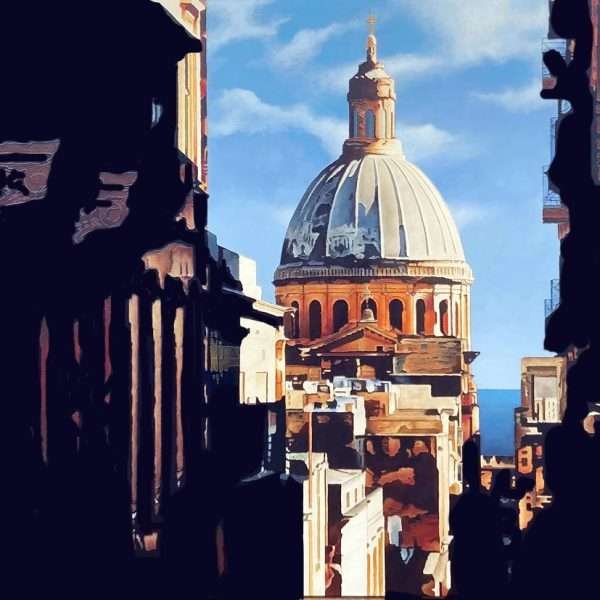 St Paul's Street Valletta 2024 by Goran Cejkov. Photo courtesy of the artist