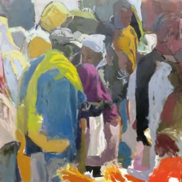 The Gathering 1 by Alexander Tadesse. Image courtesy of the artist.