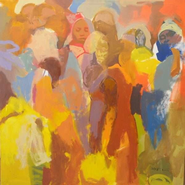 The Gathering 4by Alexander Tadesse. Image courtesy of the artist.