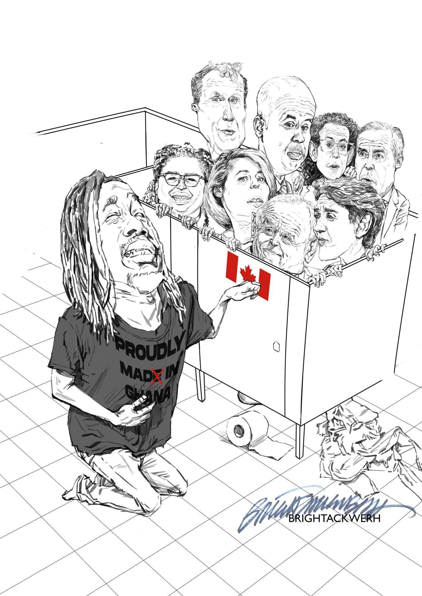 'Please Let Me In' by Bright Ackwerh. Image courtesy of the artist.