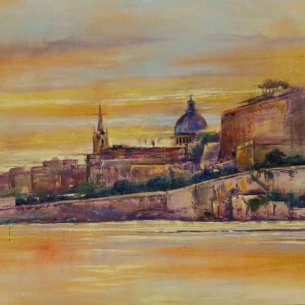 Valletta Stricking a Yellow Chord by Tano Angiletti. Image courtesy of the artist.
