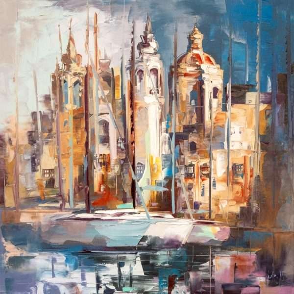 Msida Yacht Marina by Micko. Image courtesy of the artist.